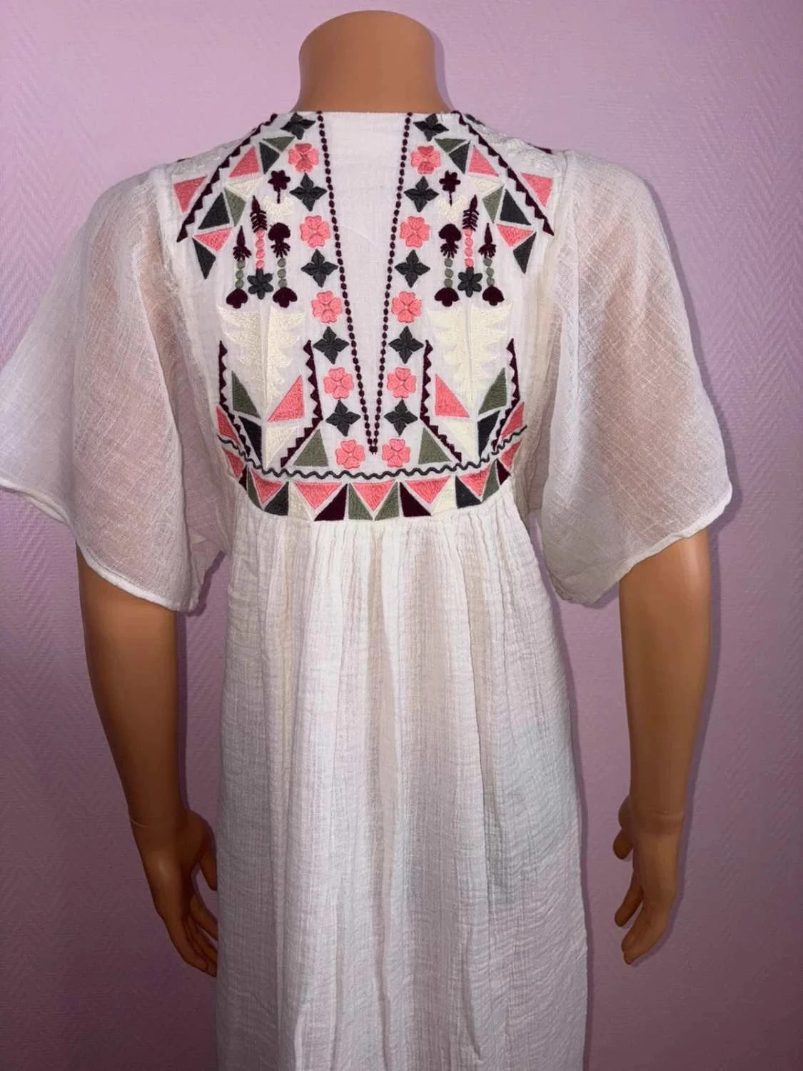 Lange jurk voor dames flower market maat 38 – photo 8